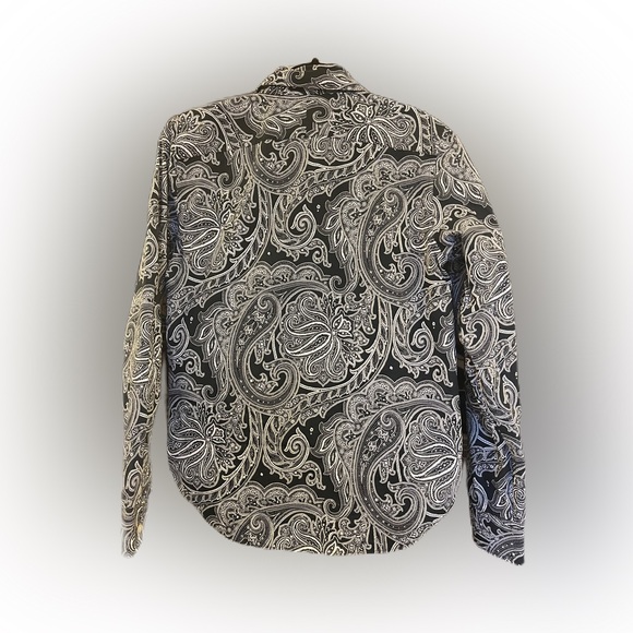 Lauren Ralph Lauren Paisley Print Blouse S - Picture 4 of 9